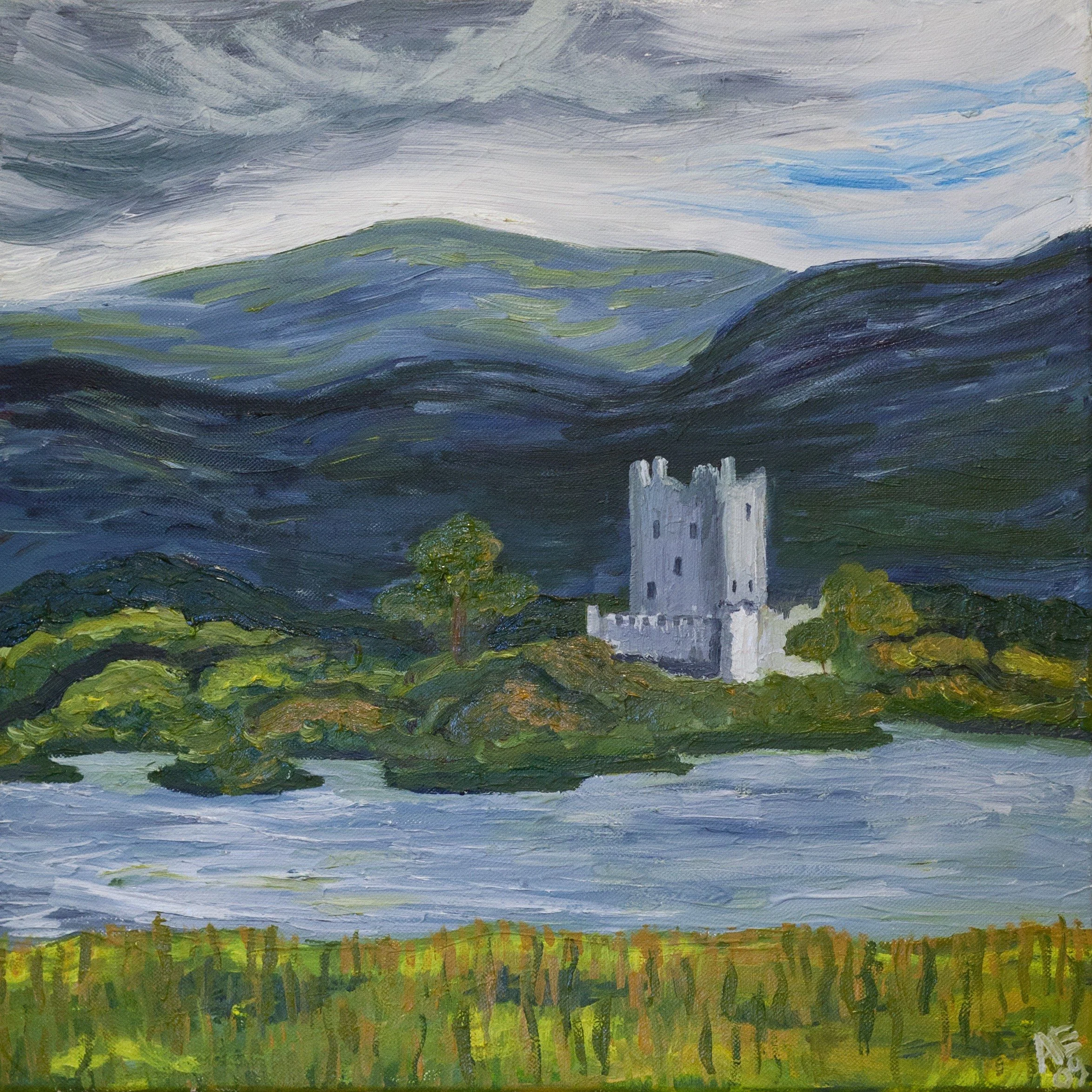 Homeland- Oil on canvas
Ross Castle, Killarney Ireland