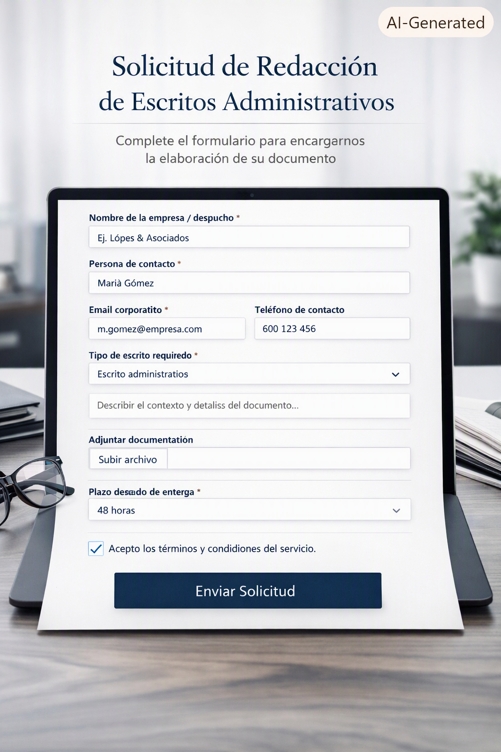 Servicio de Redacción Profesional de Escritos Administrativos