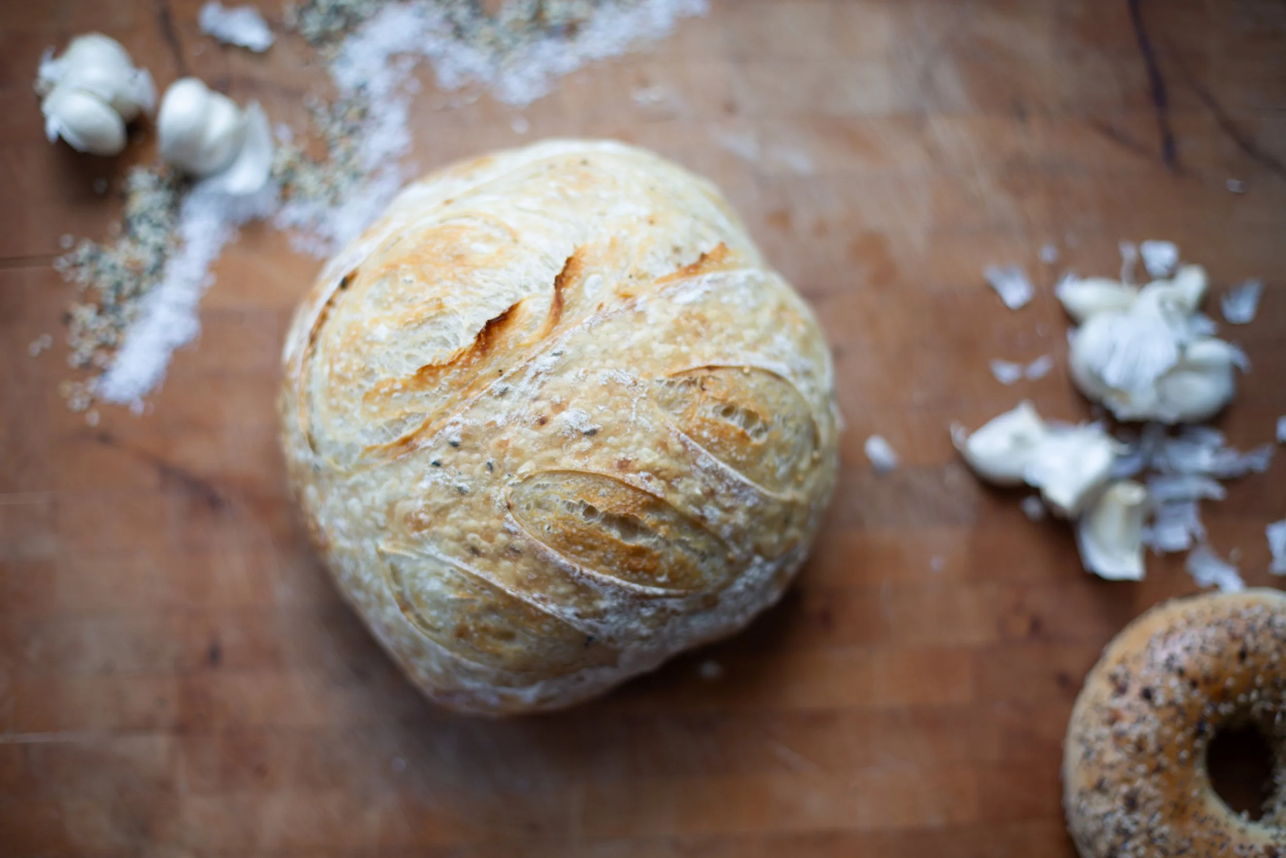 She’s everything you need.  Everything that nourishes you on the inside.  Everything to look your best on the outside.  The perfection of sourdough with the uniqueness of seasoning. Just like you!