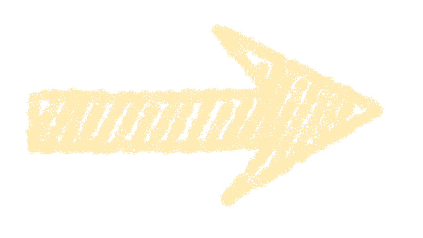 Cream-colored arrow pointing right with cutout lettering spelling 'FRIENDSHIP' along its length.