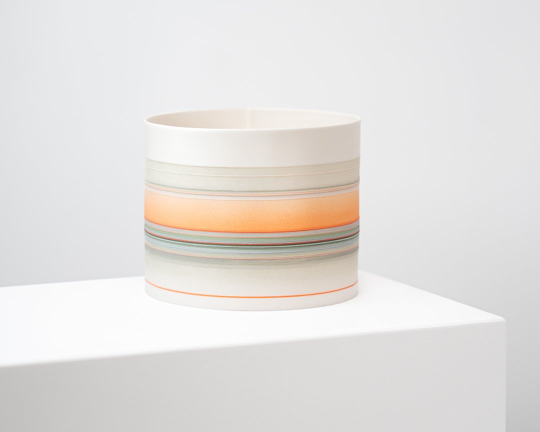 Orange and Green. H.13.5 x Ø.16cm £550
