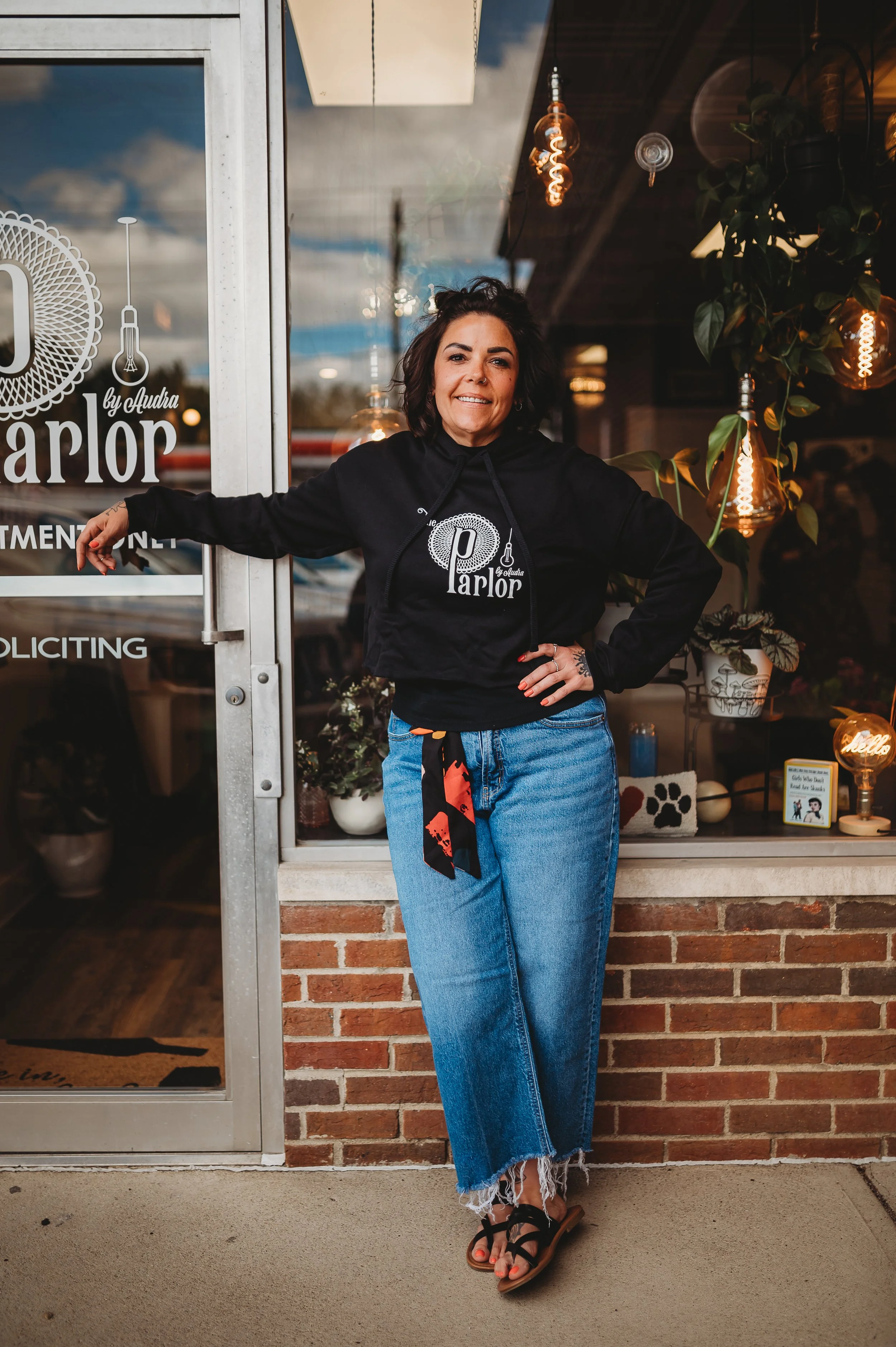 The Parlor Cropped Hoodie