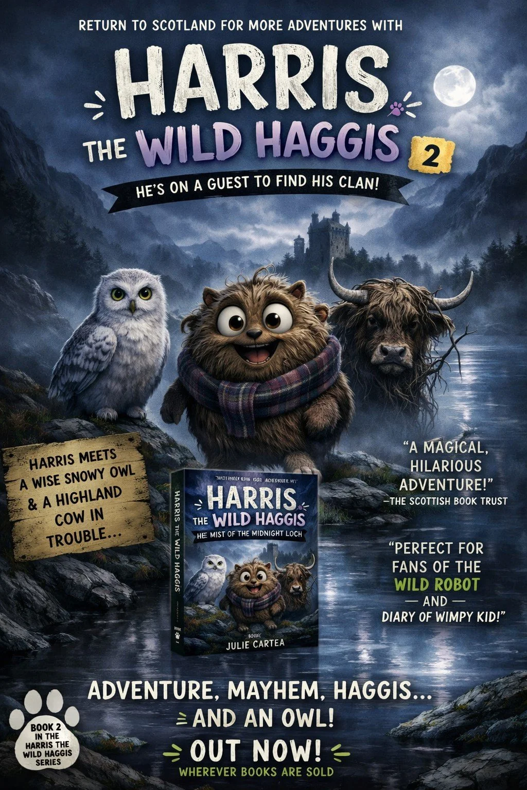 Harris the Wild Haggis – The Mist of the Midnight Loch - Book 2