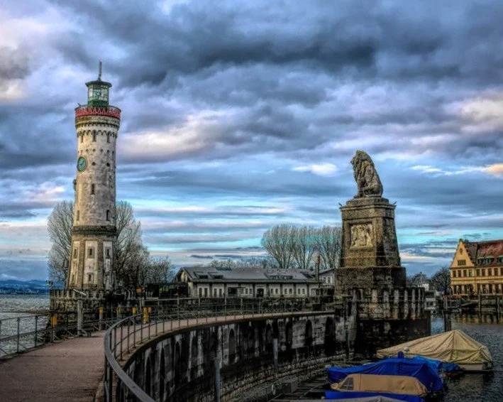 Stormy Lindau, Germany