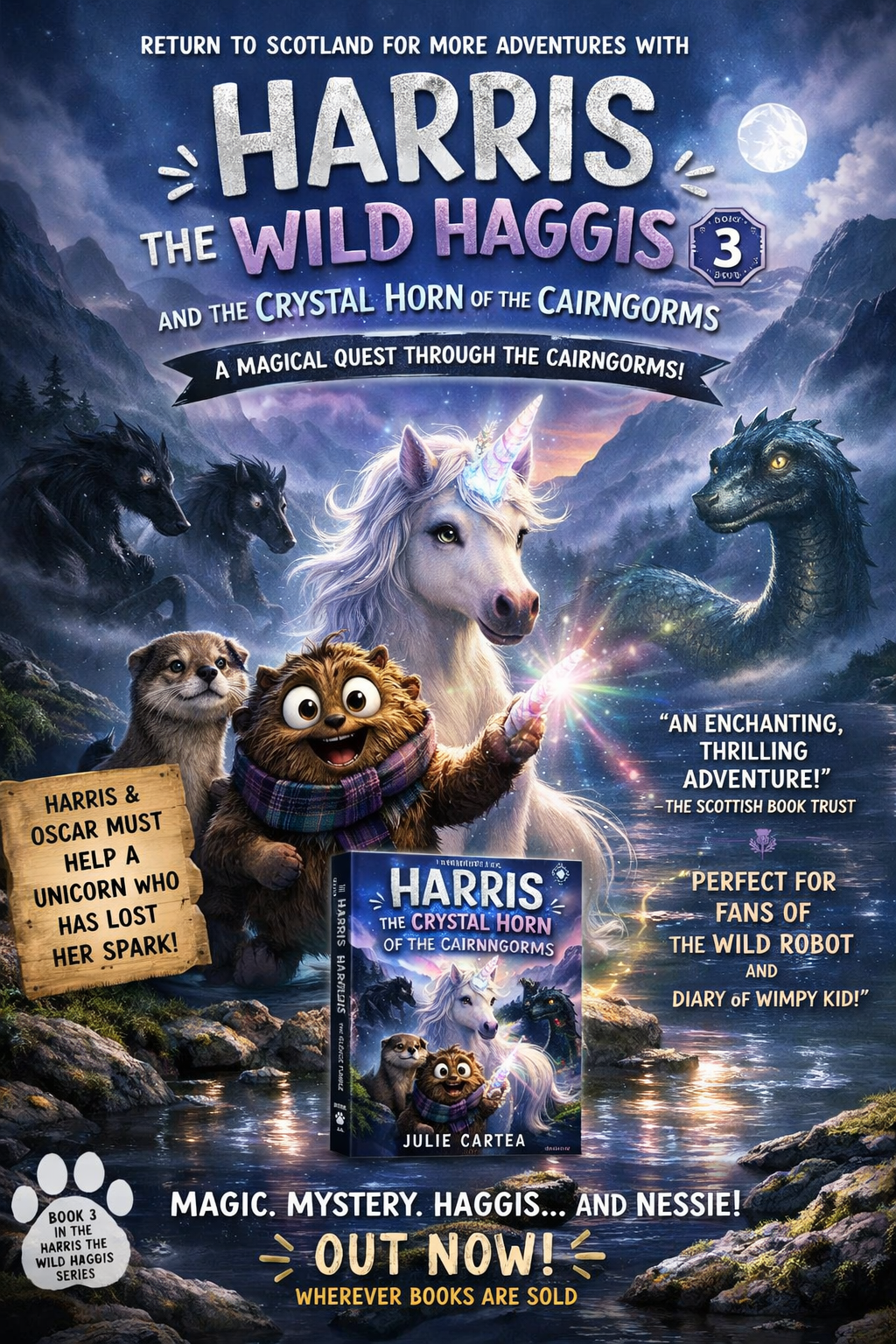 Harris and the Crystal Horn of the Cairngorms - Book 3