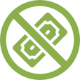 No cash or money symbols allowed