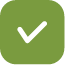 Green shield icon with a check mark in the center.