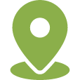 Green map pin icon