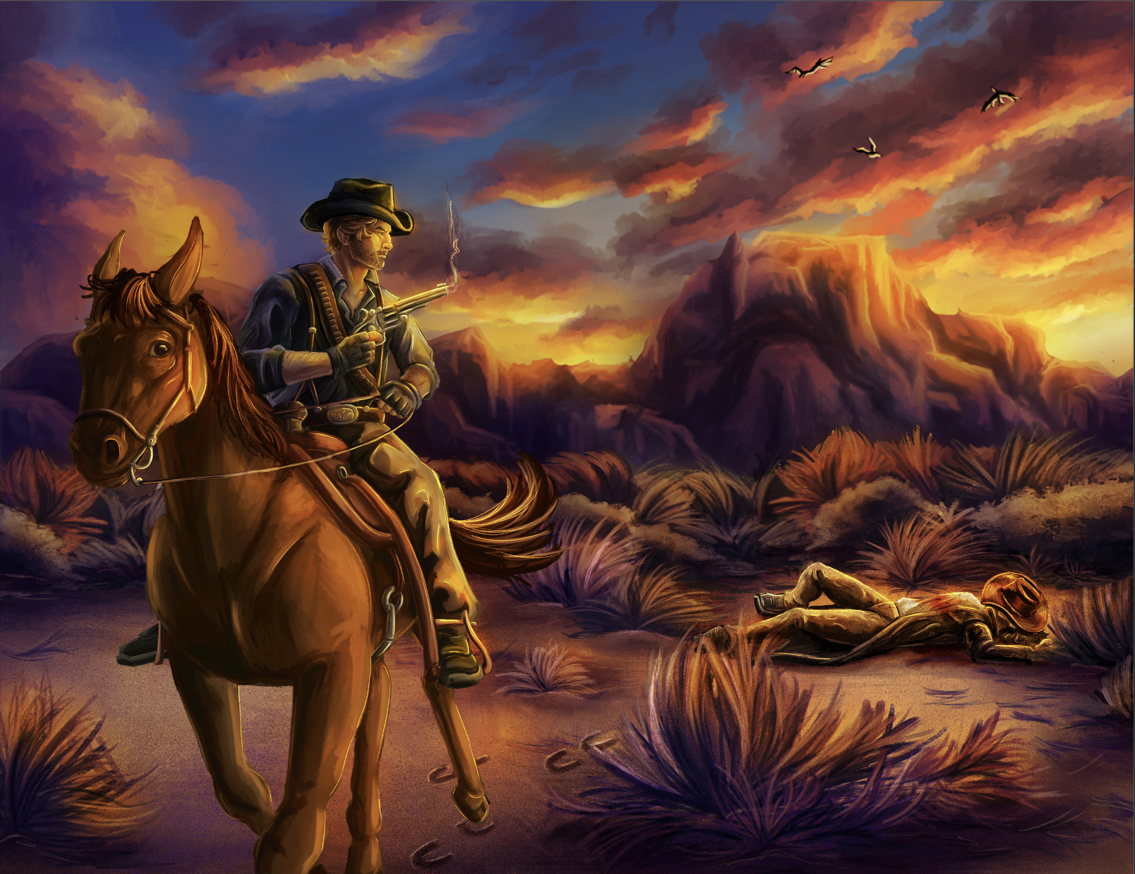 Wild West Sunset
