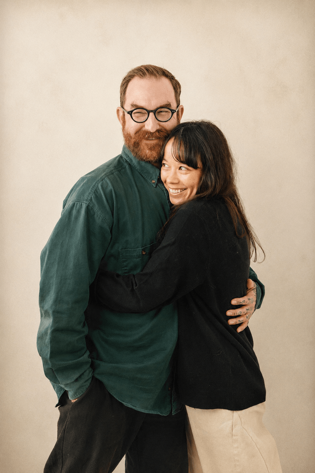 Jazmin and Ricky, founders of Lemont Golf, Nashville's mobile golf simulator experience
