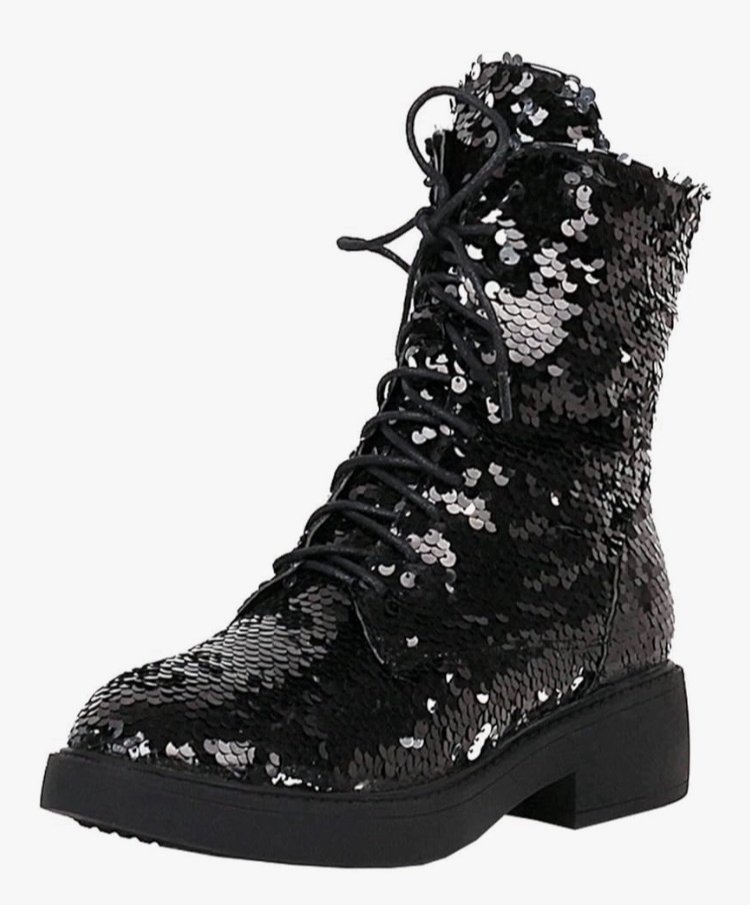 SEQUIN BOOTS