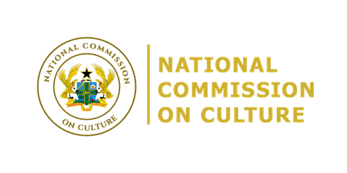 Logo of the National Commission on Culture with a crest inside a circle and the organization's name in gold text.