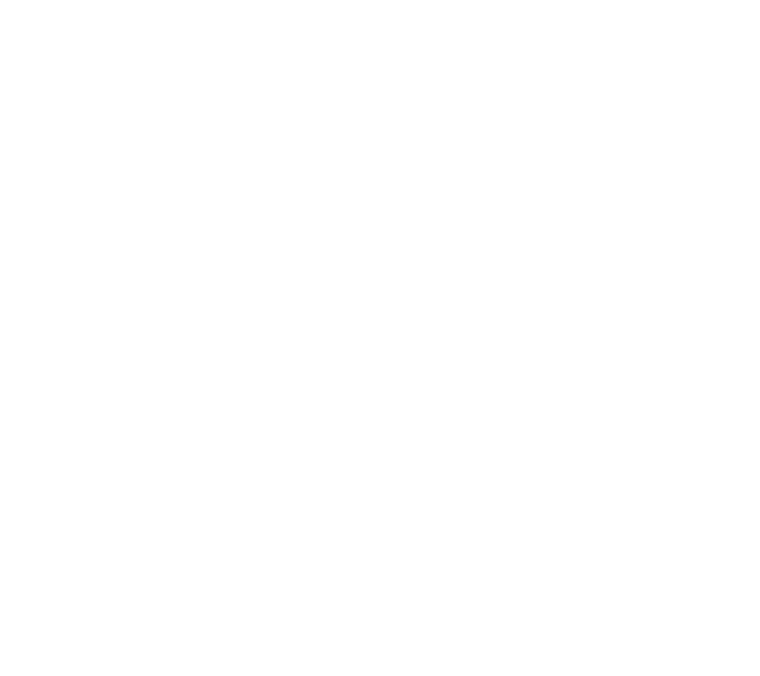 White outline of holiday-themed illustrations on a black background, including a Christmas tree, holly leaves and berries, and abstract patterns.