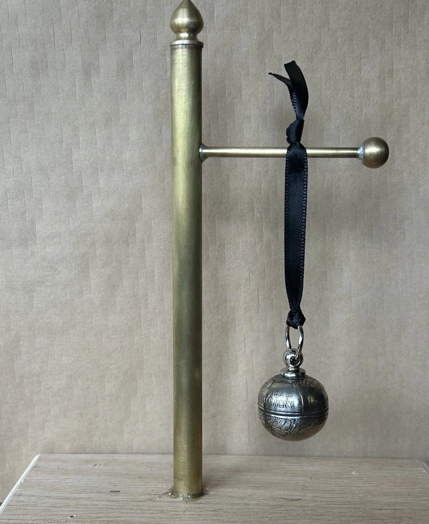 Handmade Ball Ornament with Black Ribbon! Made from 2026 Half Dollars