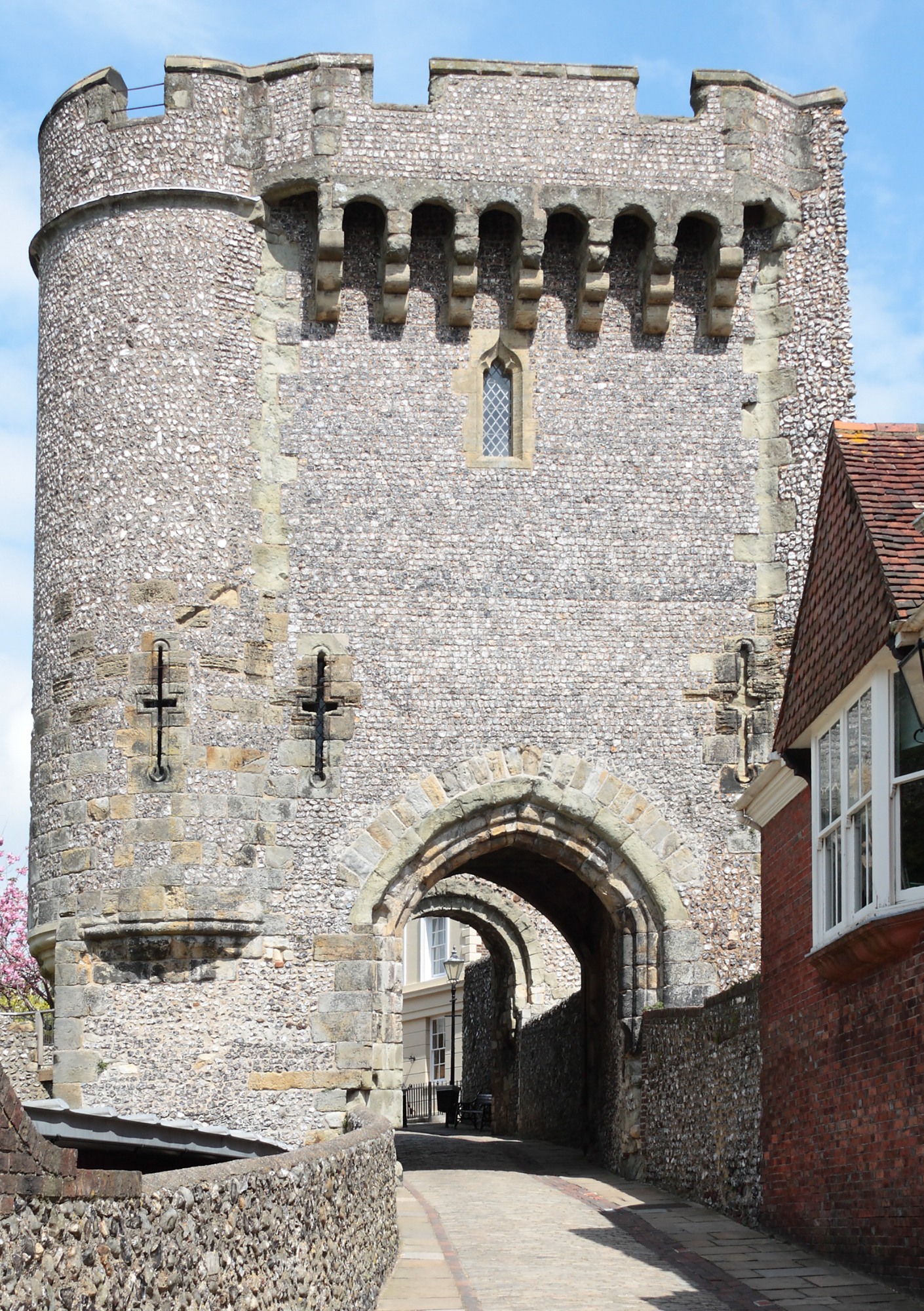 The Barbican Gate, Lewes castle