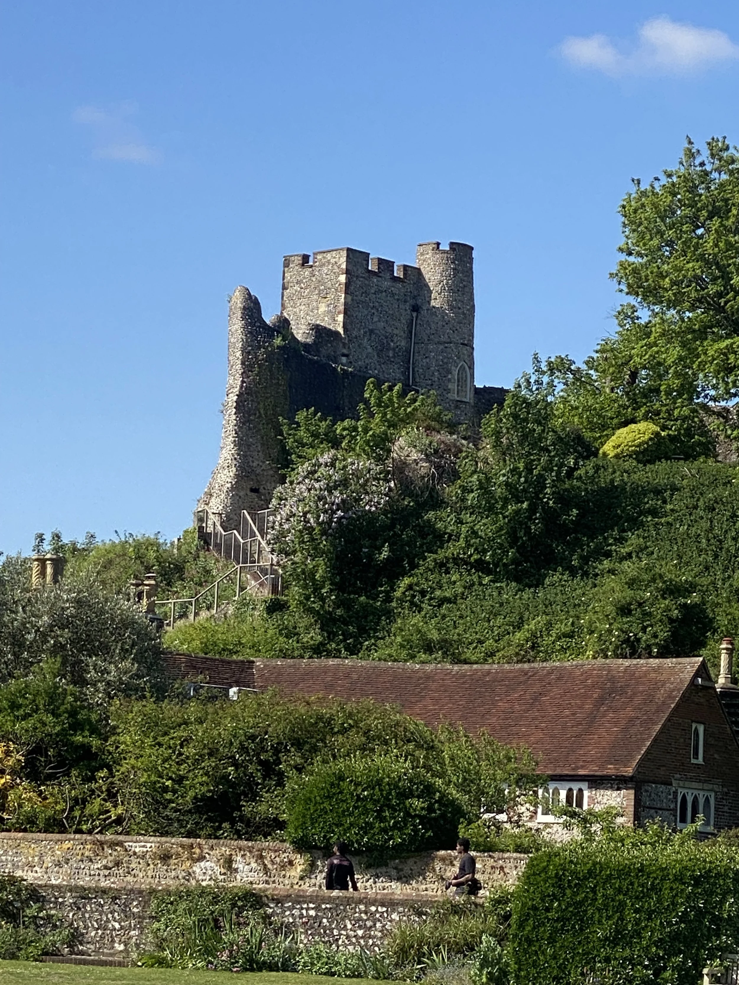A view of Lewes  from the Tilting Yard