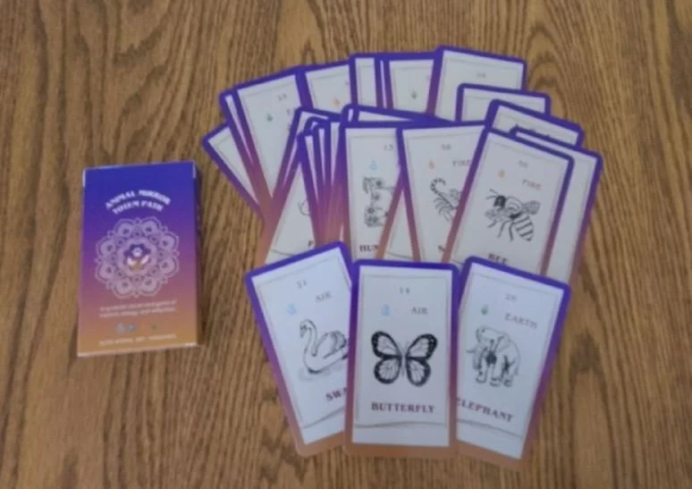 Animal MIrror Totem Path deck box and funnel cards
