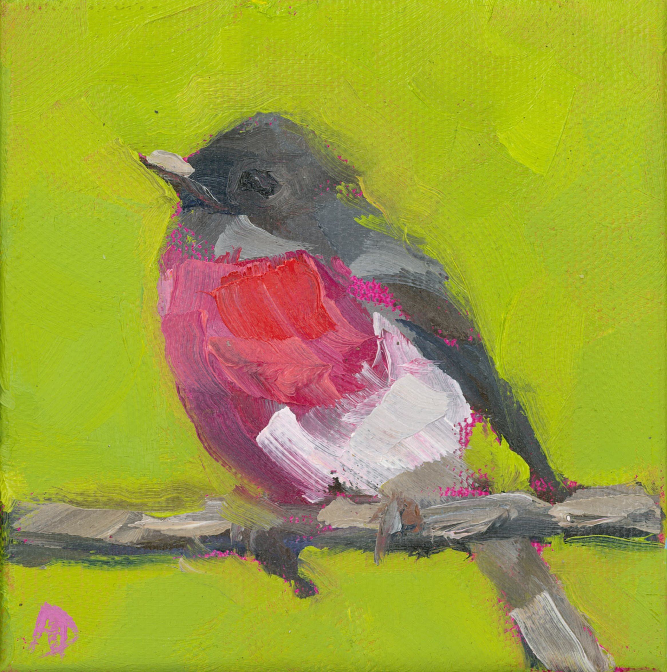Bird in Green Sky
