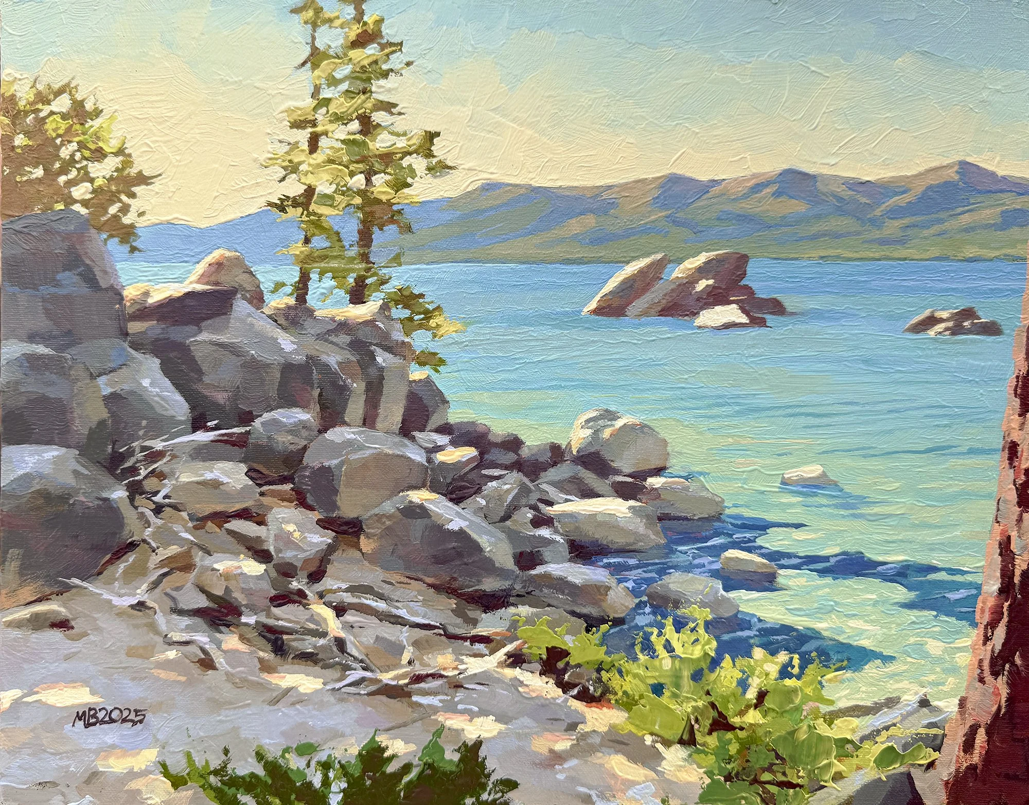 Tahoe Sundown - Oil - 11 x 14
