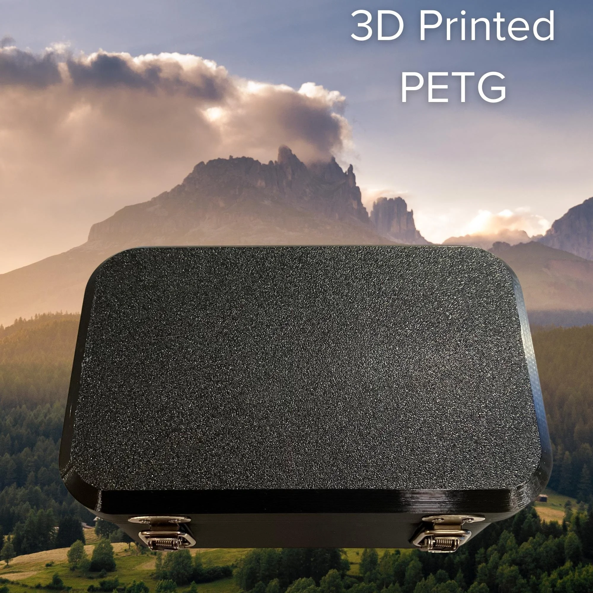 Closed DJI Mini 4 Pro hard case, front view