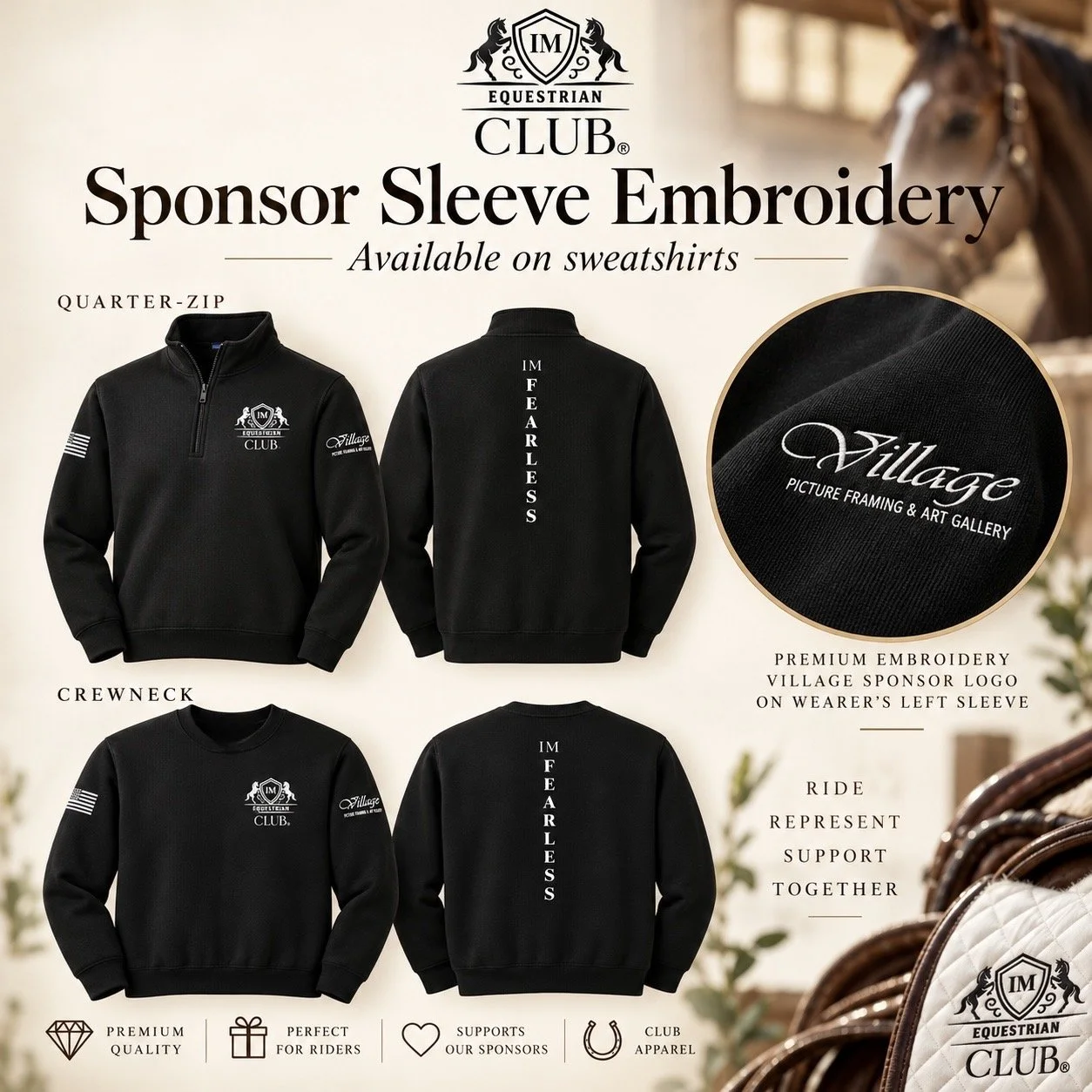 Village Sponsor Logo Embroidery Add-On