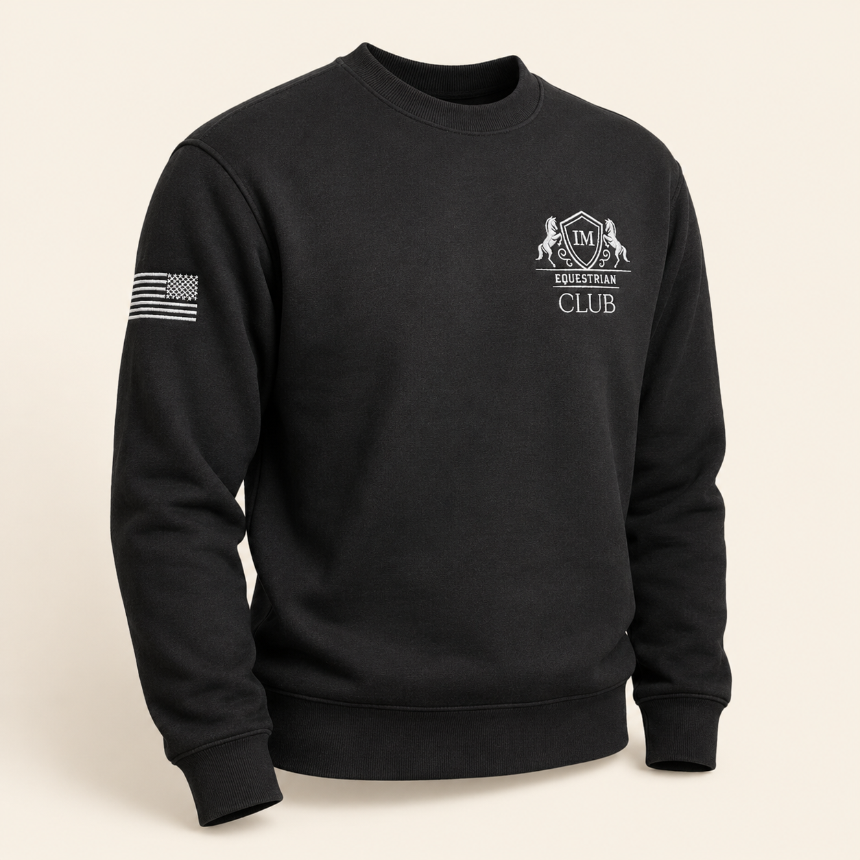 Unisex Heavyweight Embroidered Crewneck