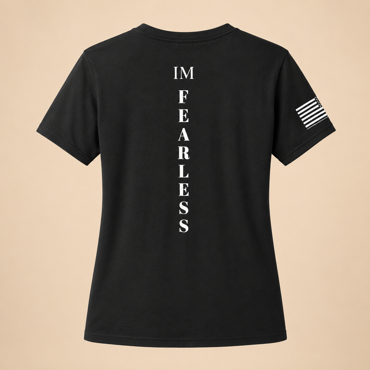 Women screen printed T-shirt back.png