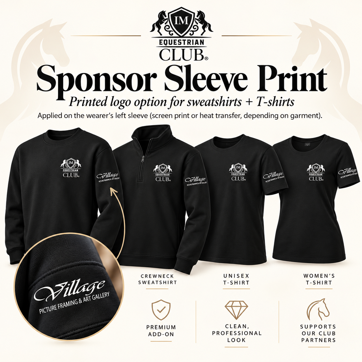 Village Sponsor Logo Print Add-On