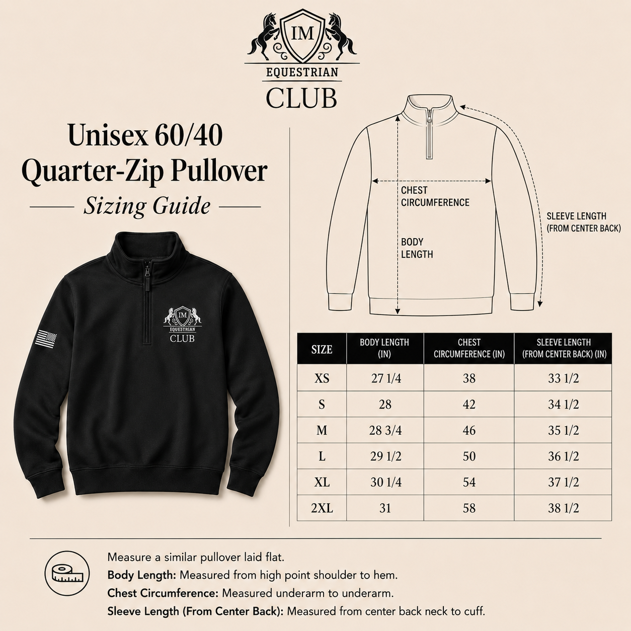 1:4zip Unisex pullover sizing guide.png
