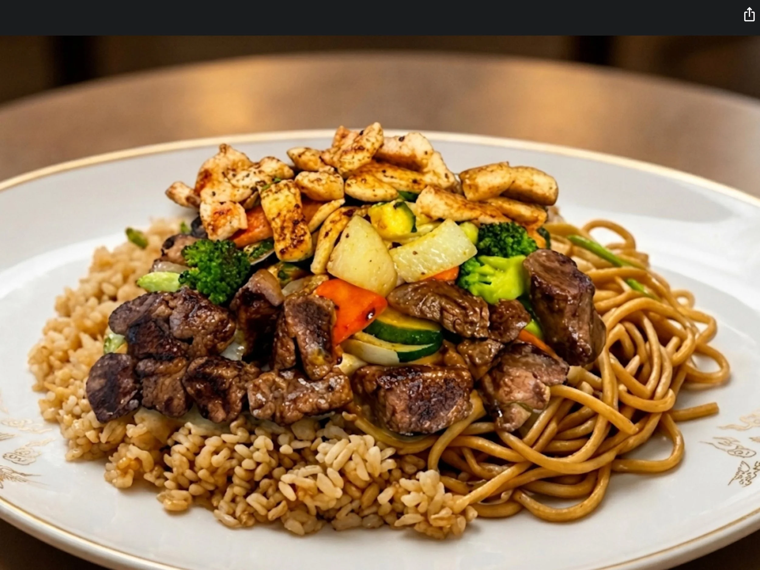 Hibachi Combo (2 Proteins)