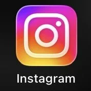 Instagram app icon with a multicolored gradient background and a white camera outline.