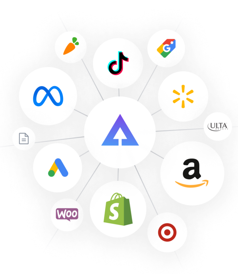Incremental partners including TikTok, Google, Walmart, Amazon, Shopify, Target, Ulta, Meta, and others.