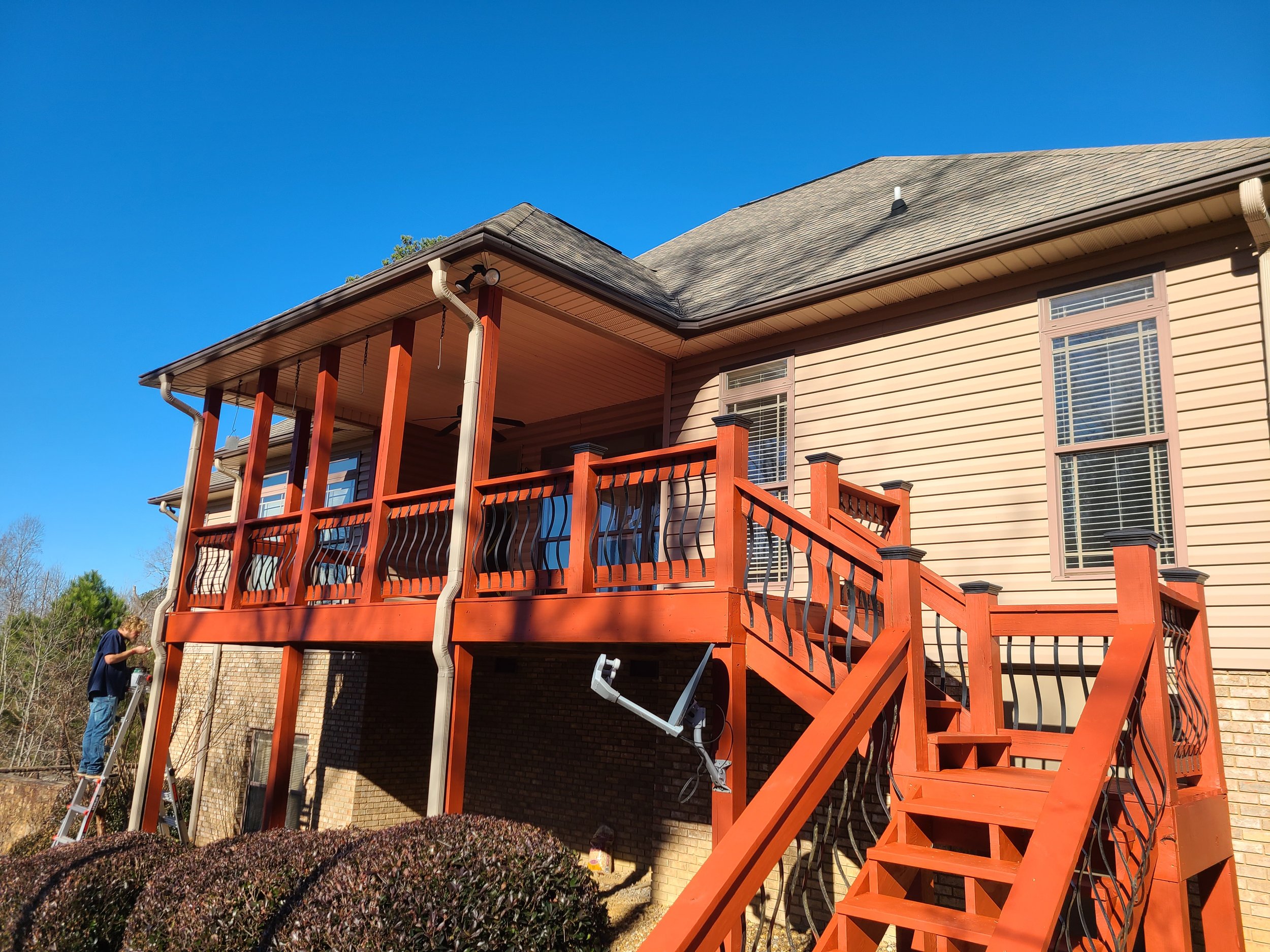 Deck Replacement and Stain in Rainbow City, AL