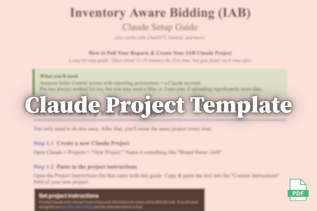 Inventory Aware Bidding (IAB) Template