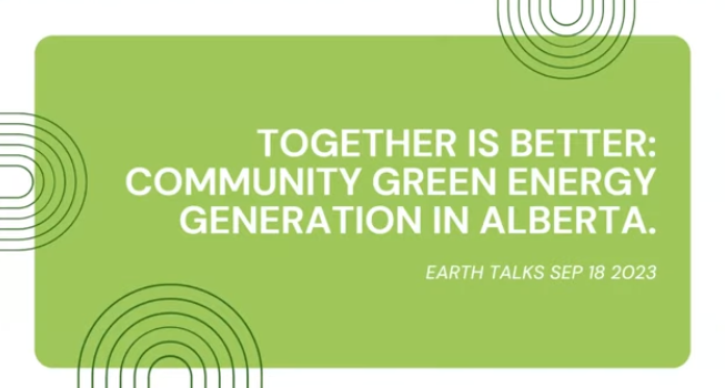 Watch: Together is Better: Community Green Energy Generation in Alberta