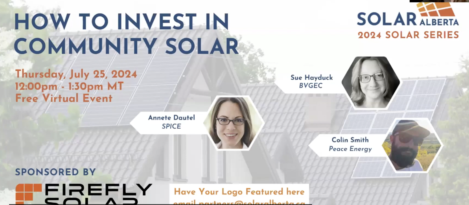 Watch: 2024 Solar Series - How to Invest in Community Solar