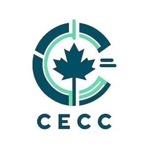 Logo featuring a stylized maple leaf with circular and line elements and the acronym C.E.C.C.