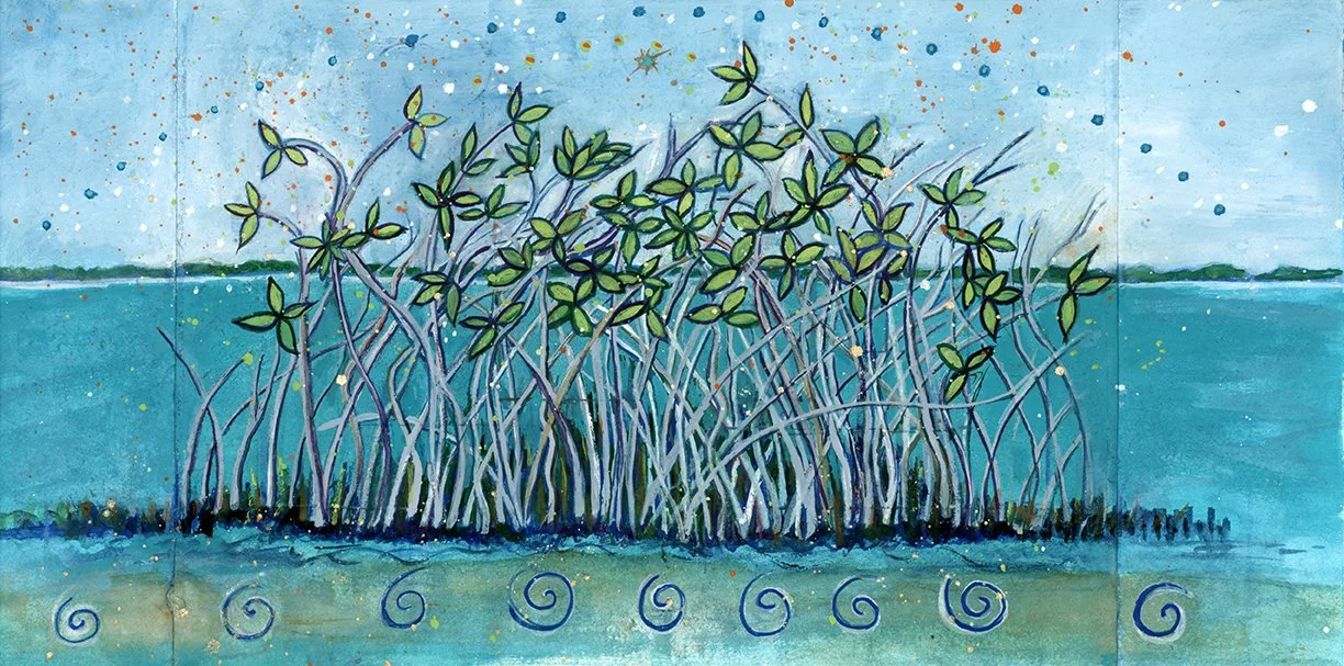 Mangrove Magic, gouache