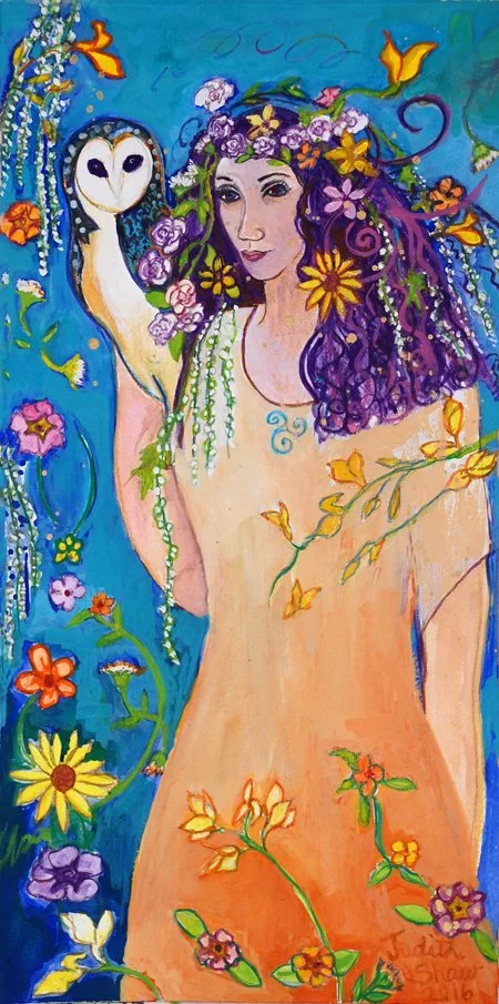 Blodeuwedd, Celtic Flower Goddess