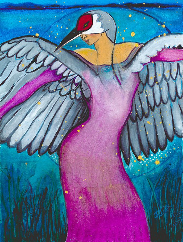 Aviana, 21st Century Crane Goddess