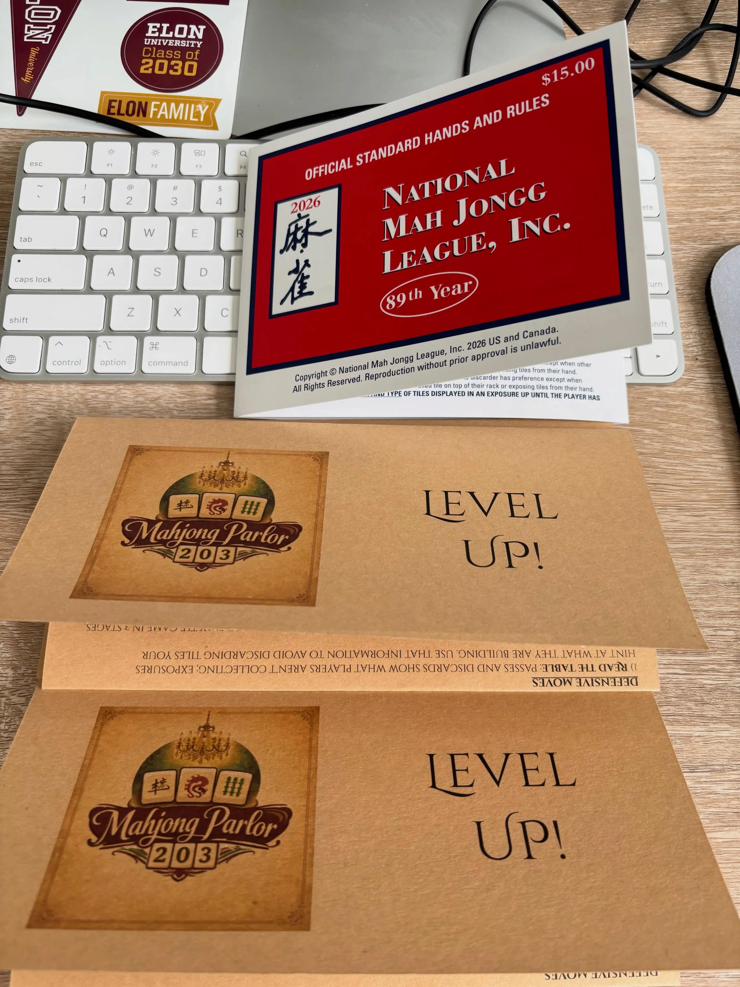 Prepping for a new type of class - How to Level Up your game! Interested? DM me or email me at mahjongparlor203@gmail.com
#mahjonginstructor
#middlesexclub
#levelup