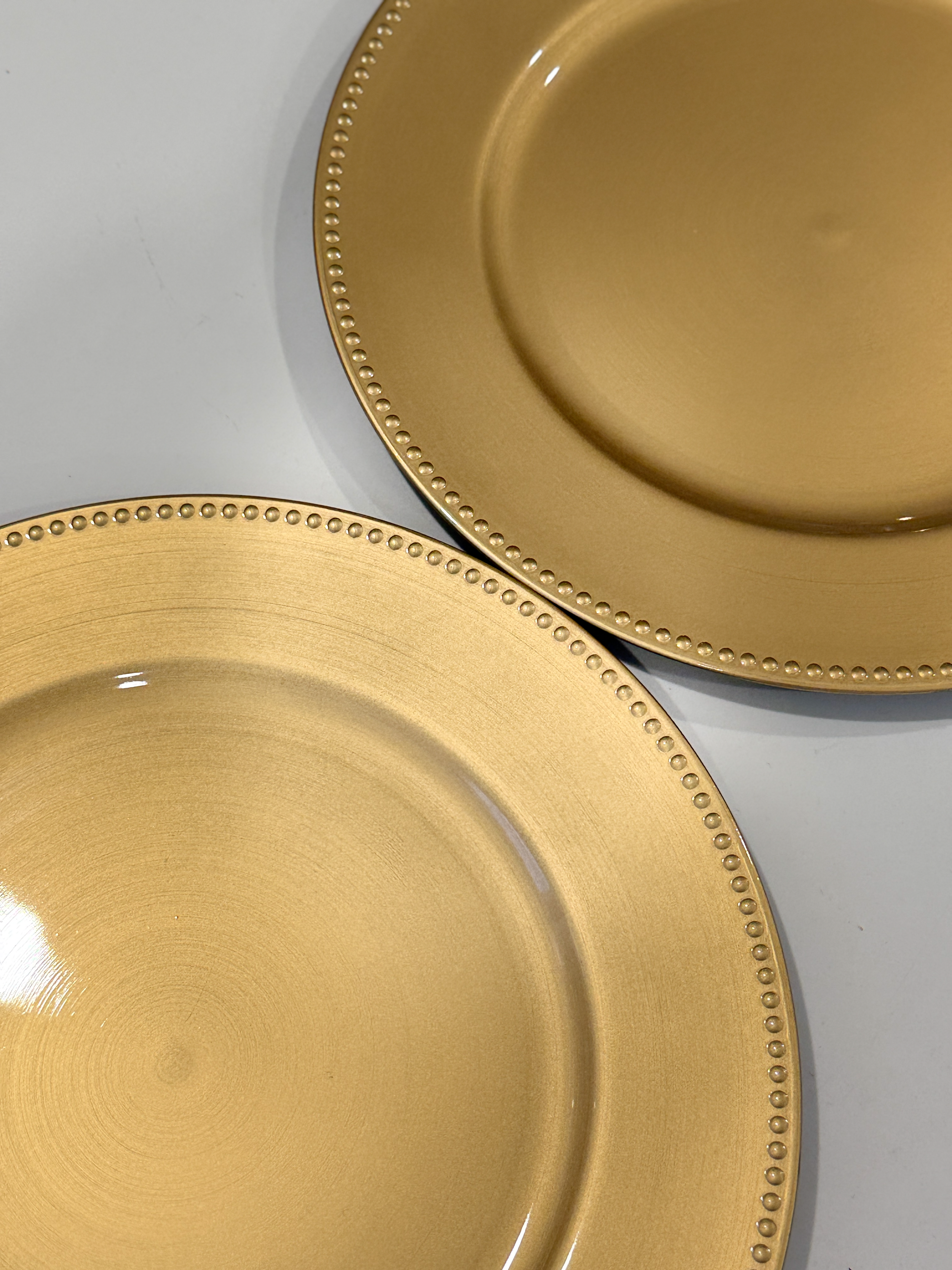 Gold Charger Plates