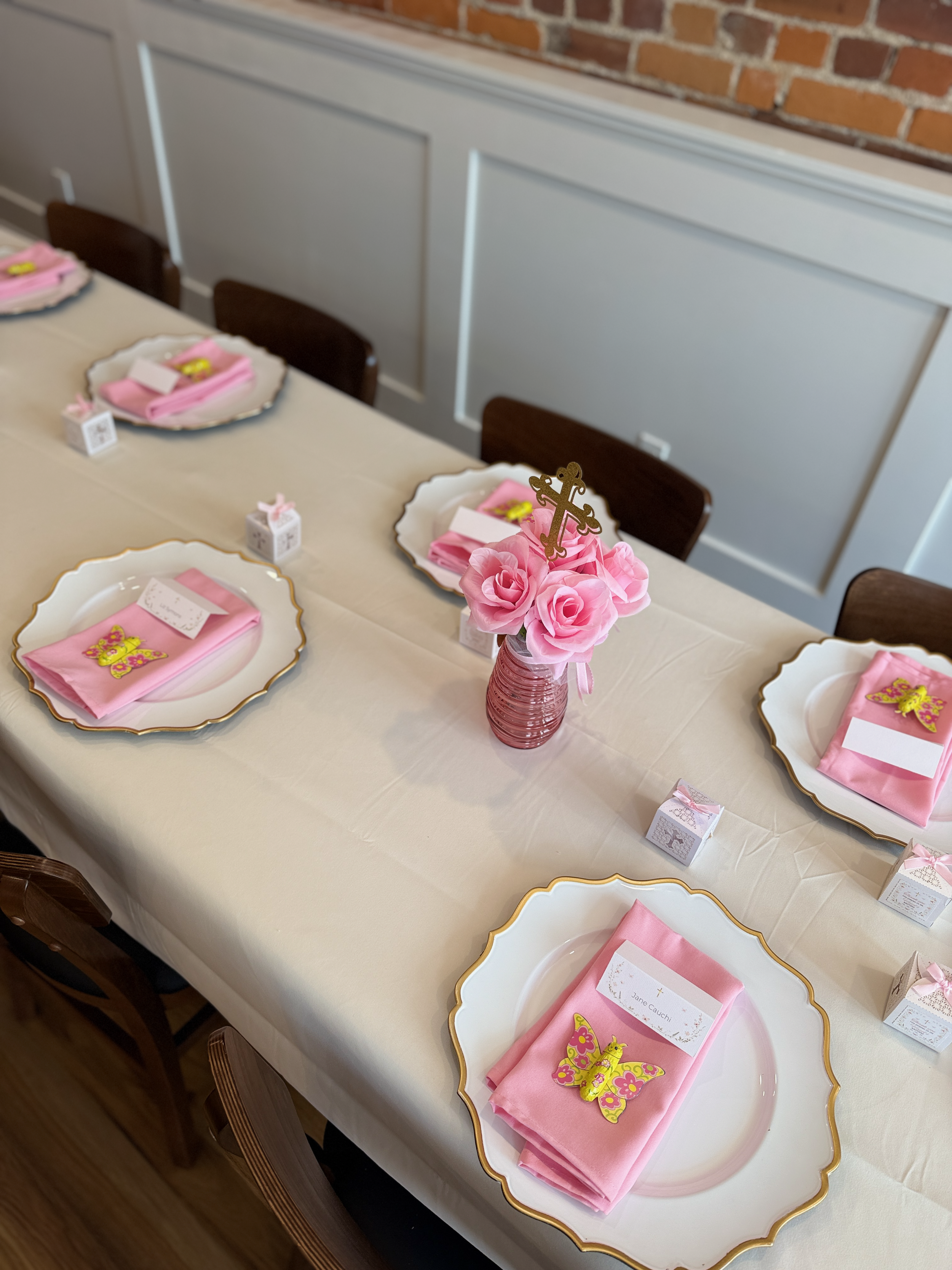Tablecloth — white, black, linen
