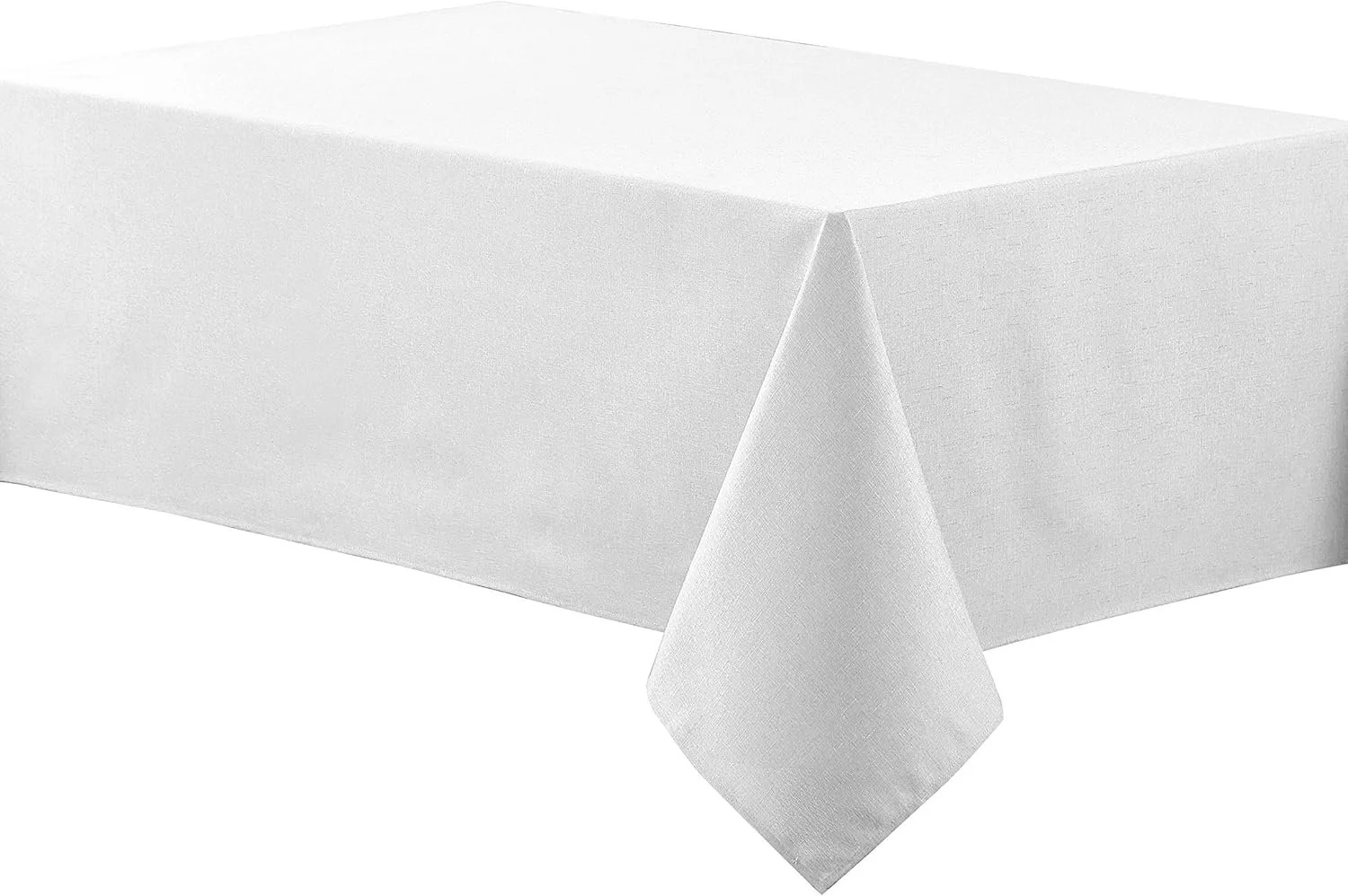 Tablecloth — white, black, linen