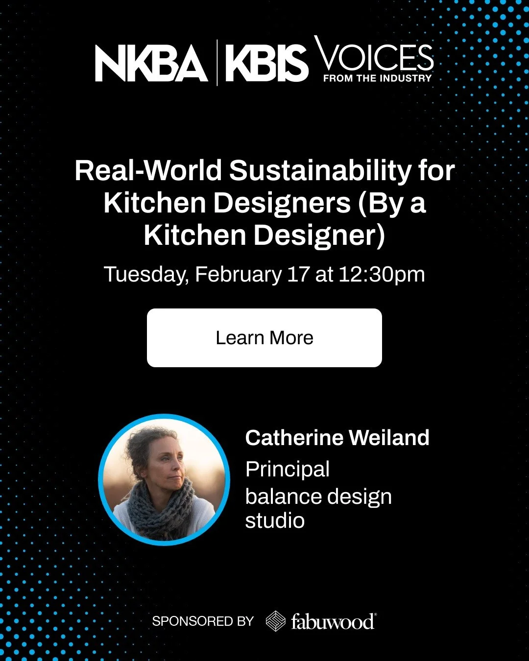 Hey my social peep friends - if you're heading to KBIS in Feb, come check out my sustainability talk!

If you're a kitchen designer, this talk is for you. I've done a *ton* of research for this with no other goal than to support my fellow kitchen des