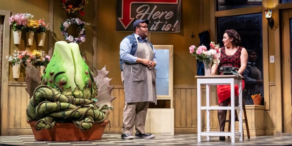 As Seymour Krelborn in Little Shop of Horrors at Ford's Theatre
