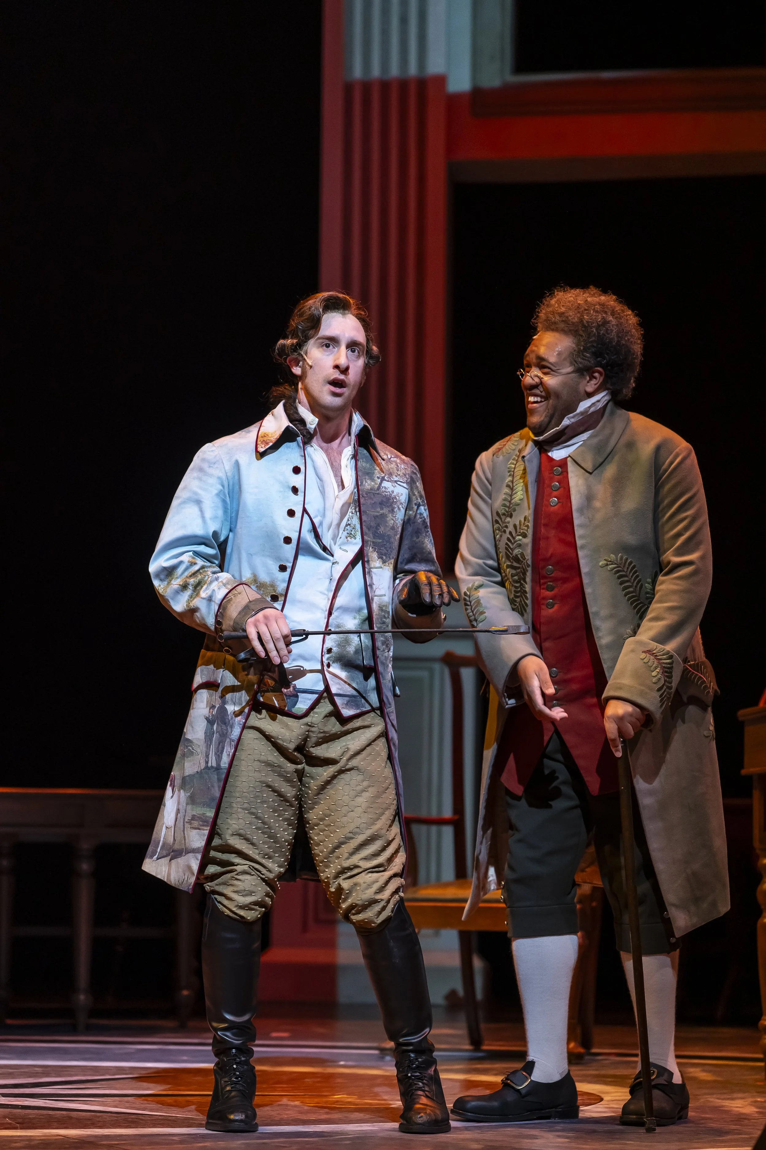 As Ben Franklin in 1776 at Ford's Theatre