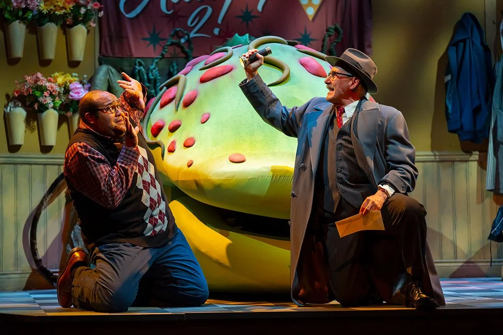 As Seymour Krelborn in Little Shop of Horrors at Ford's Theatre