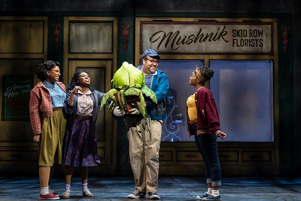 As Seymour Krelborn in Little Shop of Horrors at Ford's Theatre
