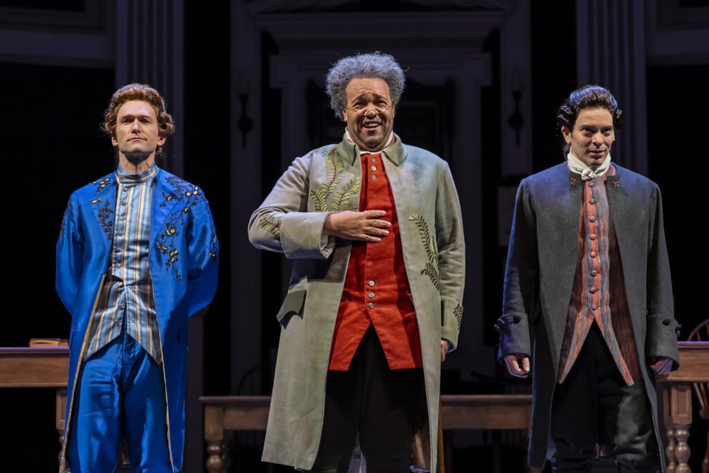 As Ben Franklin in 1776 at Ford's Theatre